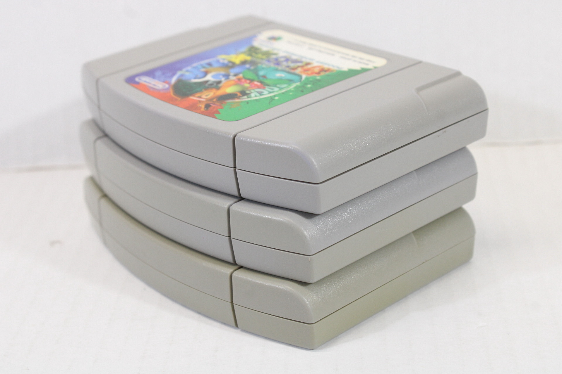 Lot of 3 Pokemon Stadium 1 2 Gold & Silver (C) Nintendo 64 N64