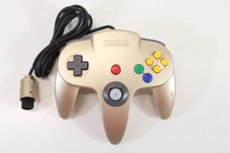 Official Nintendo 64 Controller Toys 'R Us Limited Gold  8/10 Tight Stick (B) N64