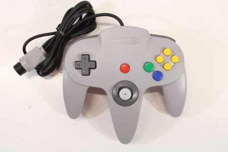 Official Nintendo 64 Controller Gray 8/10 Tight OEM Stick N64 (B)