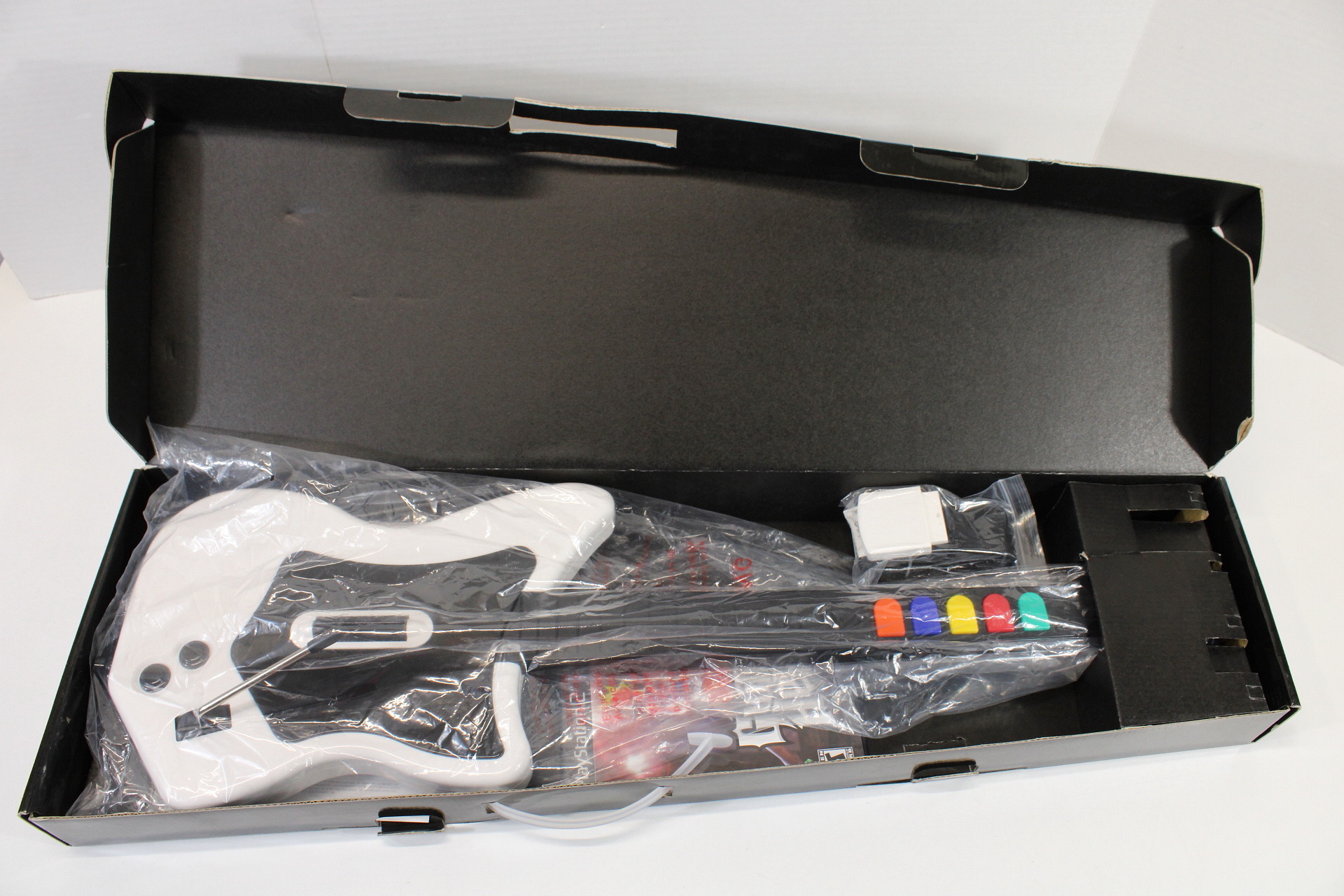 Red Octane Guitar Hero Wireless Controller Boxed with Receiver, Guitar Hero Game, and Strap (B) PlayStation 2 PS2