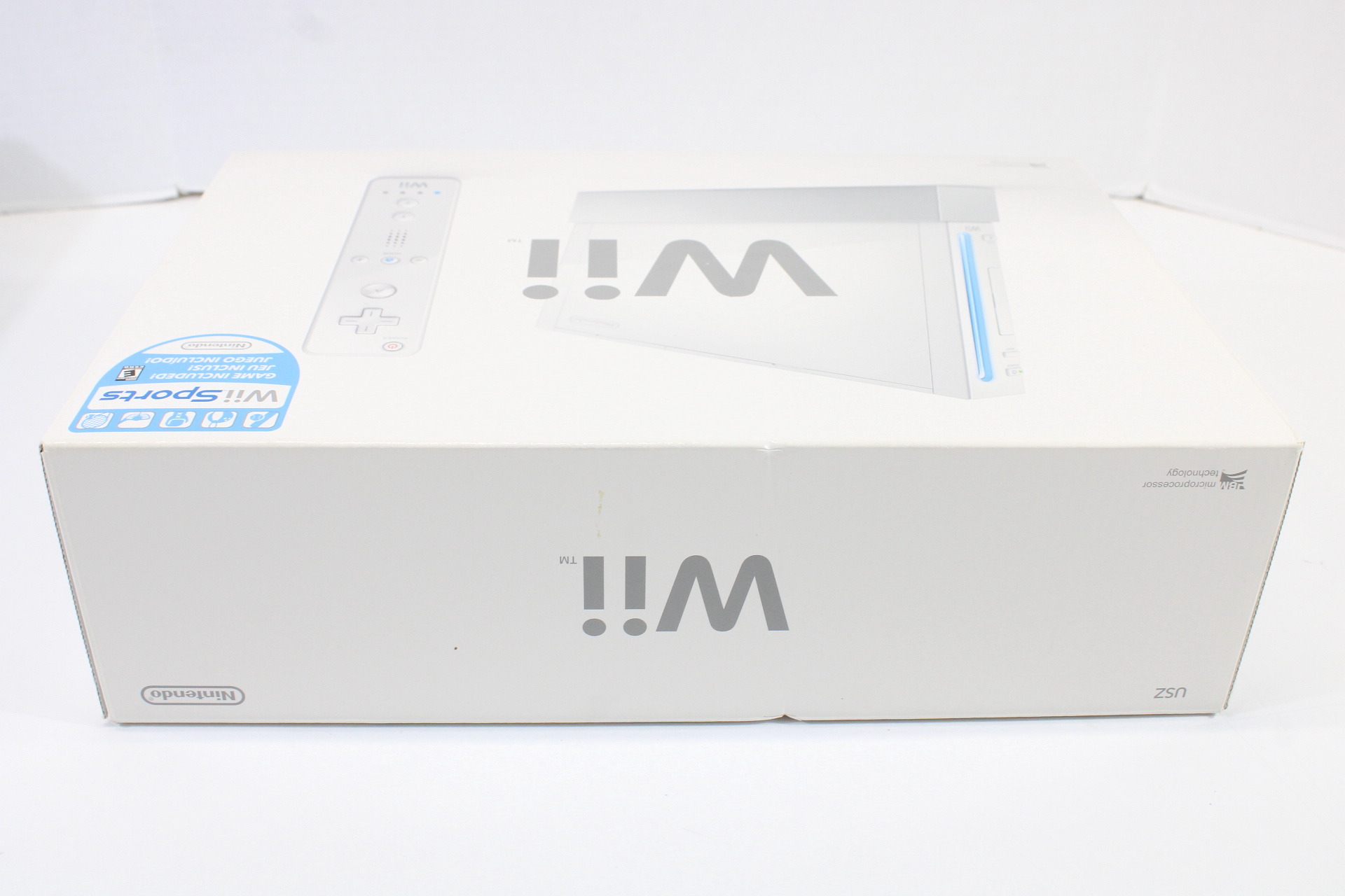 North American Nintendo Wii White Console Boxed 3 Games Controller Cables RVL-001(USA) (B)