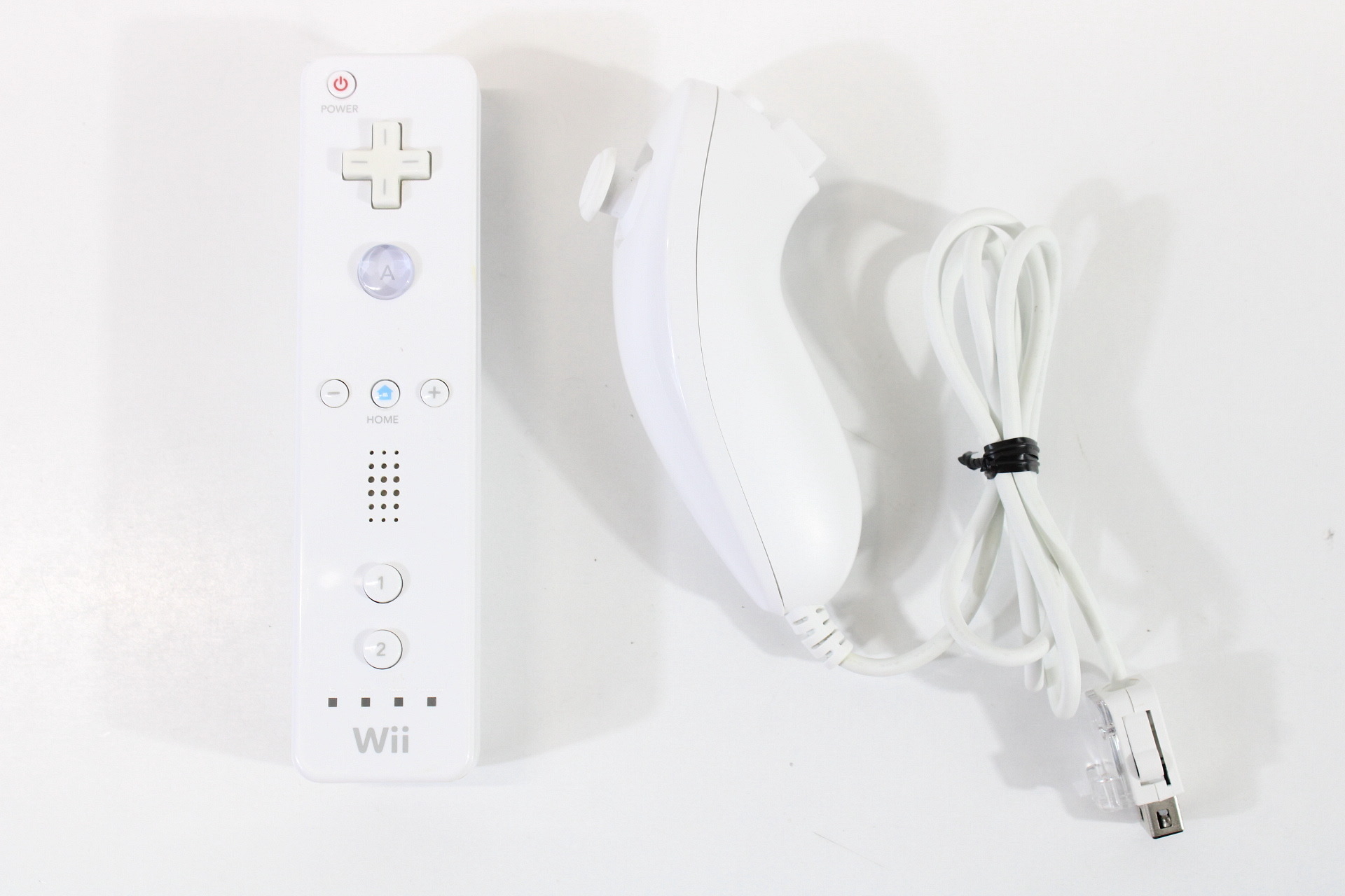 North American Nintendo Wii White Console Boxed 3 Games Controller Cables RVL-001(USA) (B)