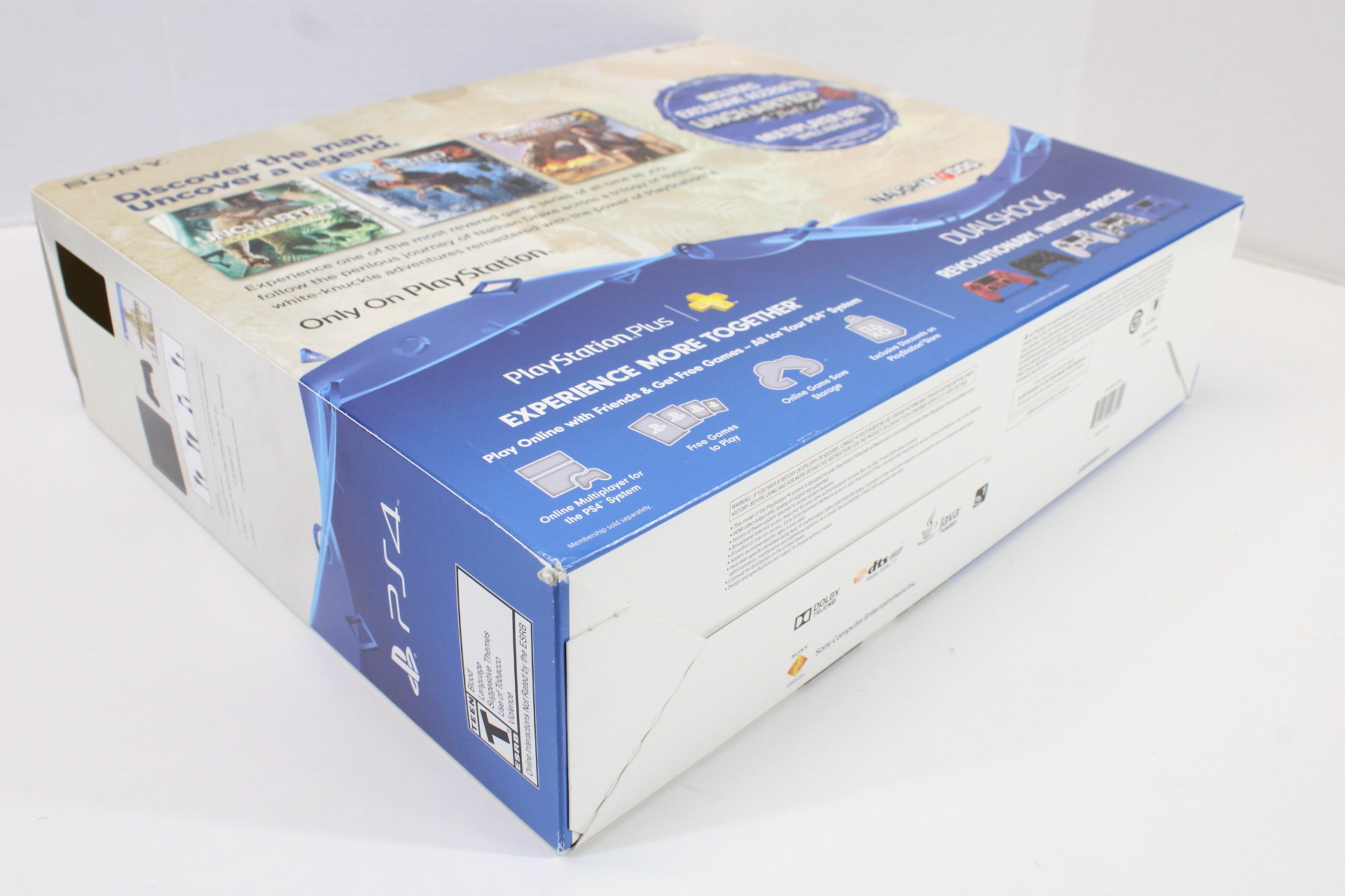 North American PlayStation 4 PS4 console Boxed CUH-1215A Uncharted Need for Speed (USA) (B)