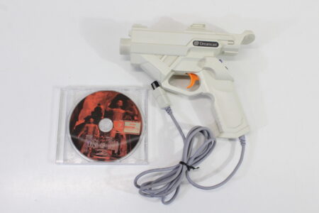 Official Light Gun Controller HKT-7800 W/ The House of the Dead Game (B) SEGA Dreamcast DC