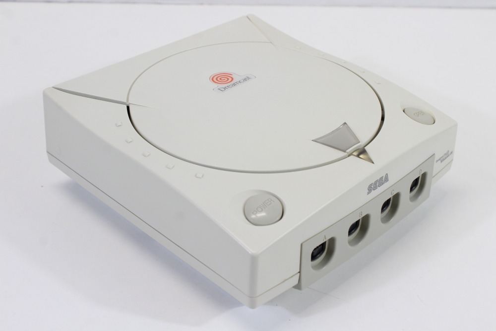 SEGA Dreamcast White Console & Controller AC AV HKT-3000 (B New Clock Battery) SEGA Dreamcast DC