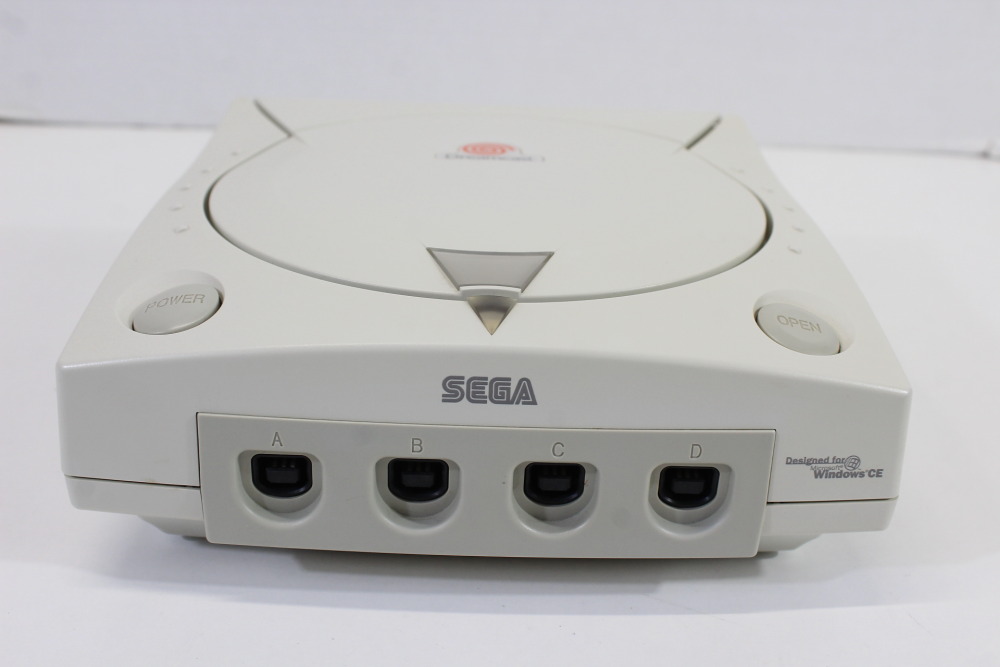 SEGA Dreamcast White Console & Controller AC AV HKT-3000 (B New Clock Battery) SEGA Dreamcast DC