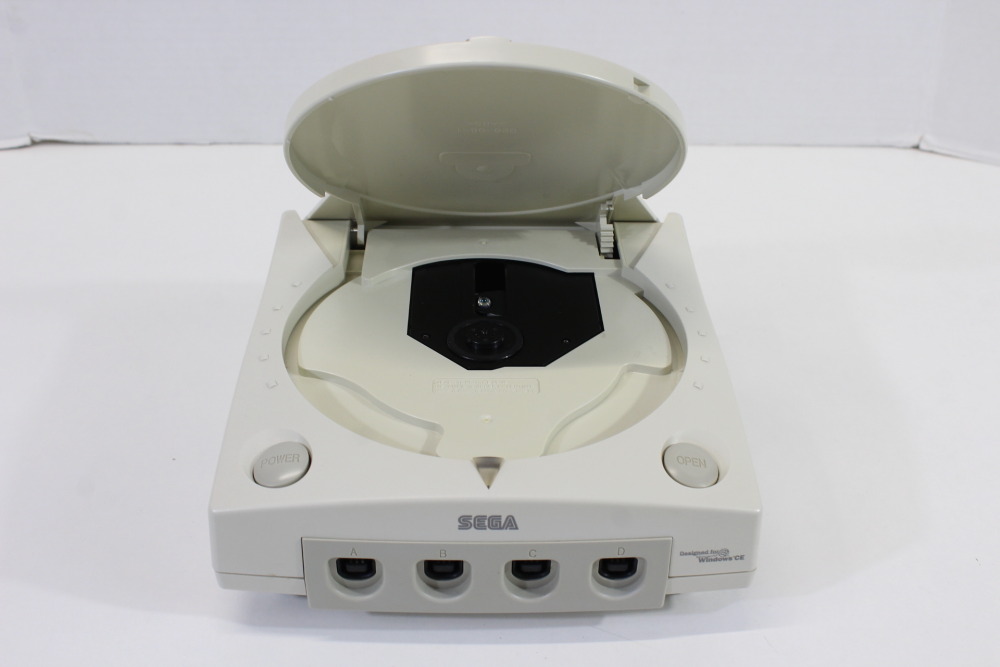 SEGA Dreamcast White Console & Controller AC AV HKT-3000 (B New Clock Battery) SEGA Dreamcast DC