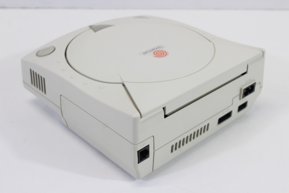SEGA Dreamcast White Console & Controller AC AV HKT-3000 (B New Clock Battery) SEGA Dreamcast DC