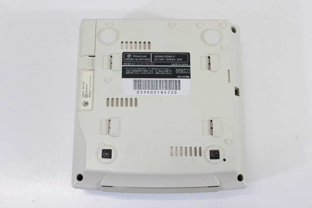 SEGA Dreamcast White Console & Controller AC AV HKT-3000 (B New Clock Battery) SEGA Dreamcast DC