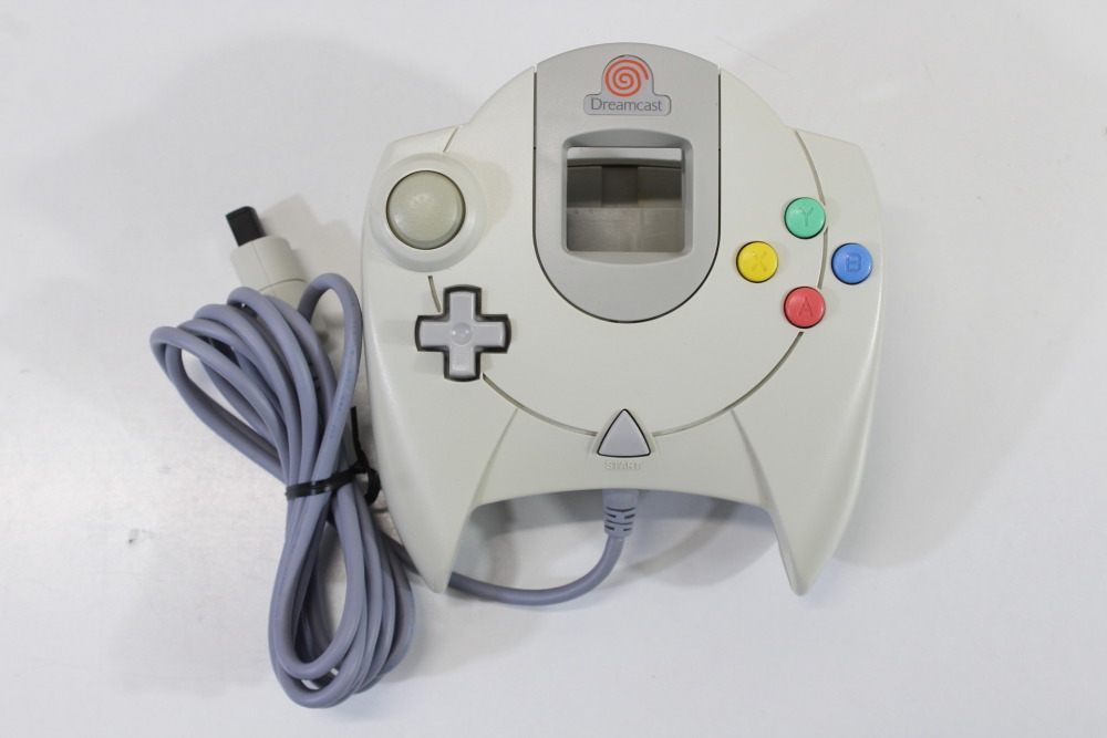 SEGA Dreamcast White Console & Controller AC AV HKT-3000 (B New Clock Battery) SEGA Dreamcast DC