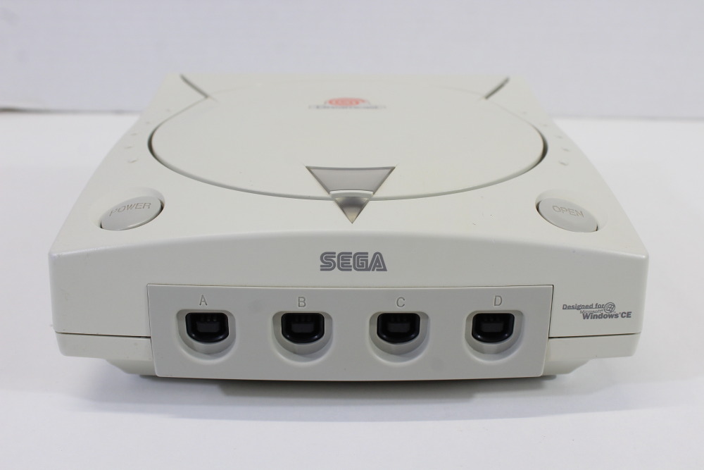 SEGA Dreamcast White Console & Controller AC AV HKT-3000 (B New Clock Battery) SEGA Dreamcast DC