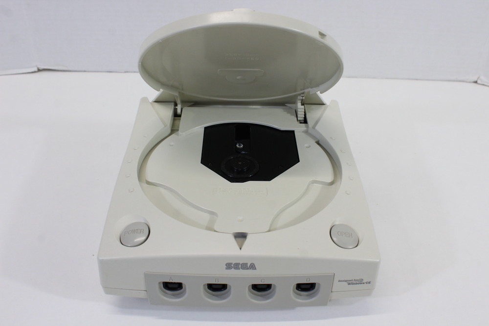 SEGA Dreamcast White Console & Controller AC AV HKT-3000 (B New Clock Battery) SEGA Dreamcast DC