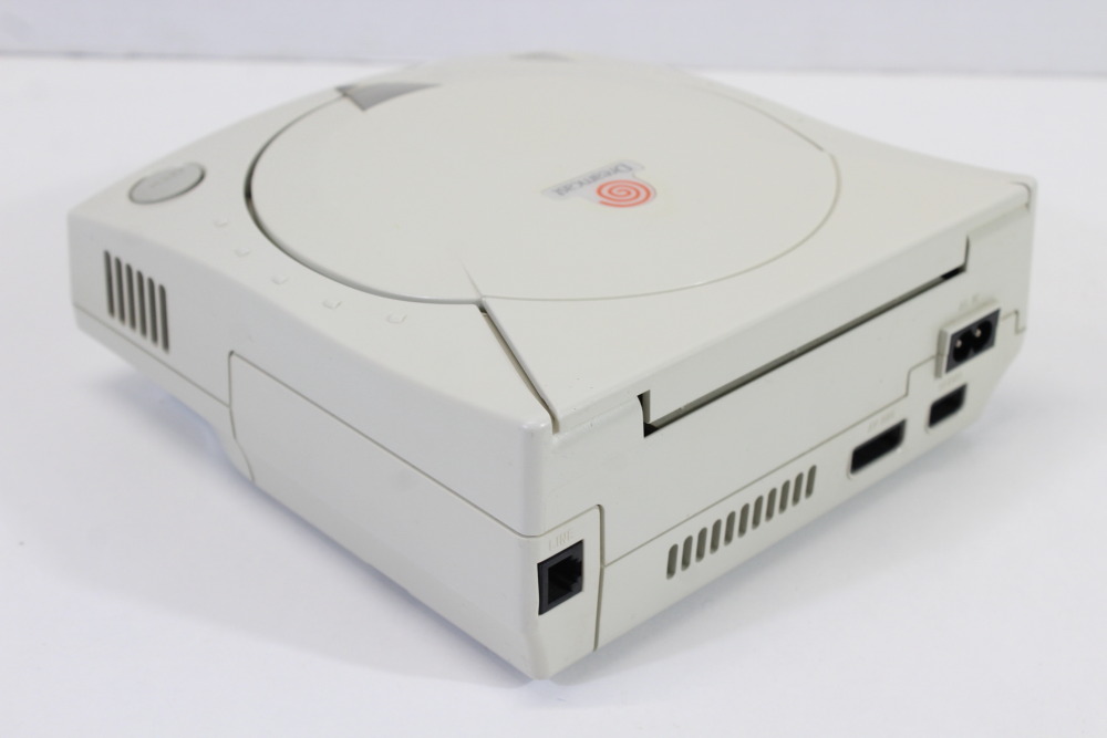 SEGA Dreamcast White Console & Controller AC AV HKT-3000 (B New Clock Battery) SEGA Dreamcast DC