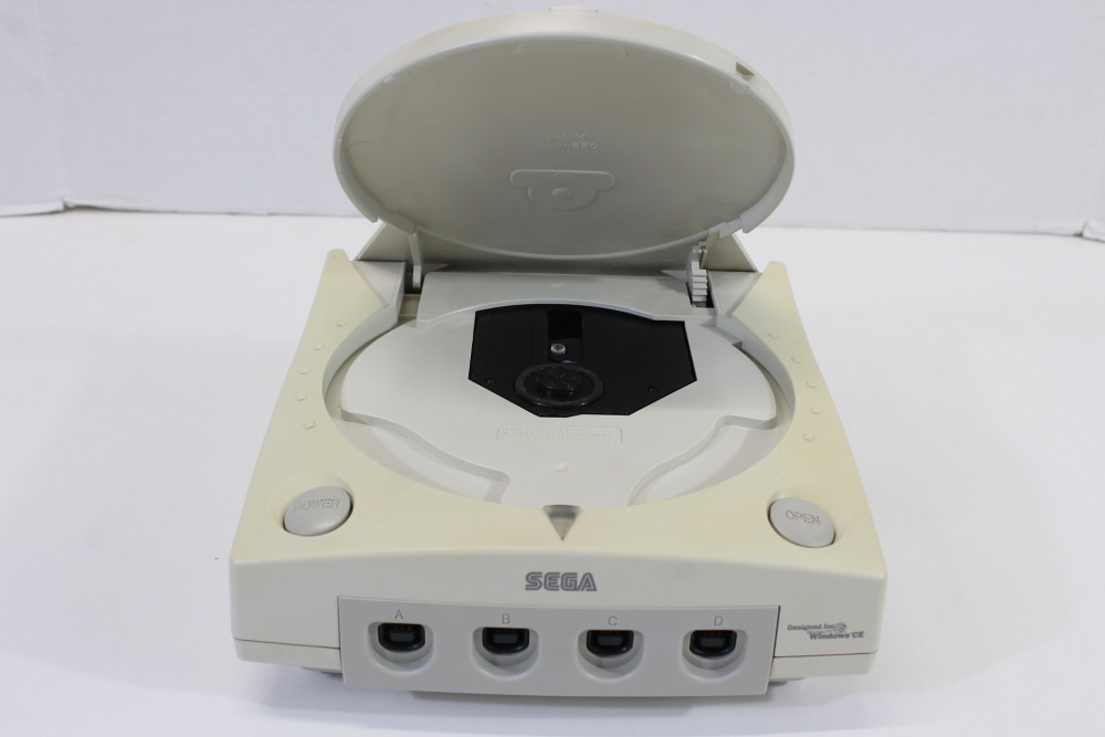SEGA Dreamcast White Console & Controller AC AV HKT-3000 (C Discolored New Clock Battery) SEGA Dreamcast DC