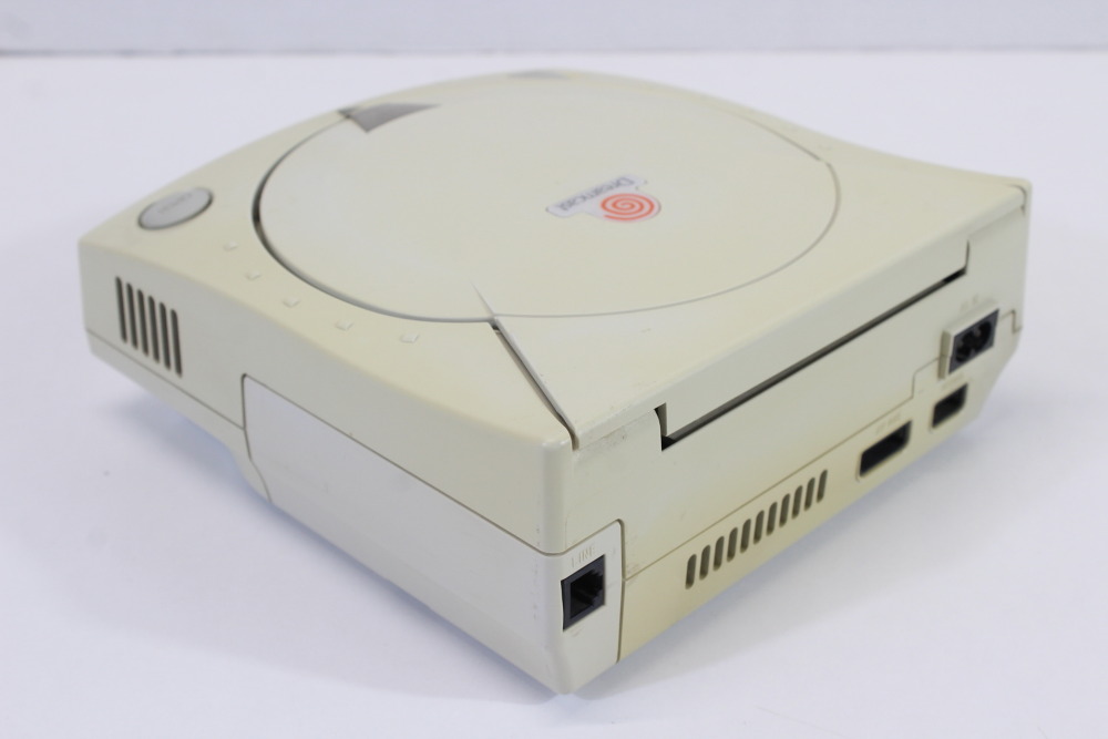 SEGA Dreamcast White Console & Controller AC AV HKT-3000 (C Discolored New Clock Battery) SEGA Dreamcast DC