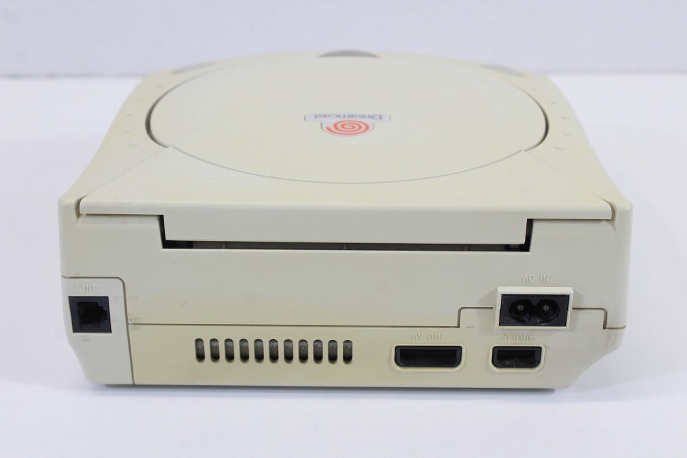 SEGA Dreamcast White Console & Controller AC AV HKT-3000 (C Discolored New Clock Battery) SEGA Dreamcast DC