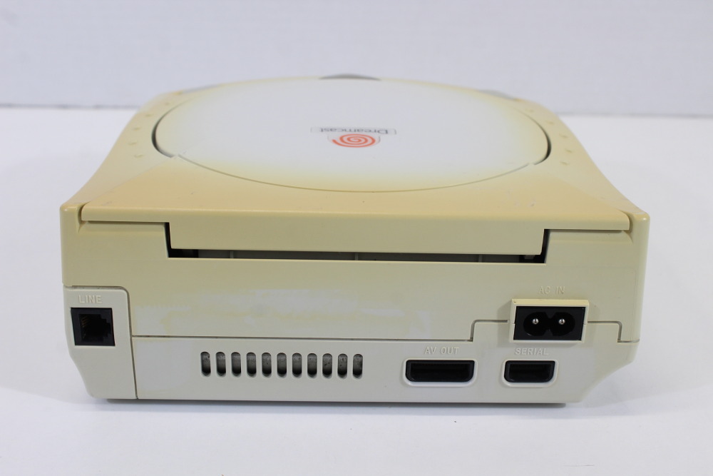SEGA Dreamcast White Console & Controller AC AV HKT-3000 (C Discolored New Clock Battery) SEGA Dreamcast DC