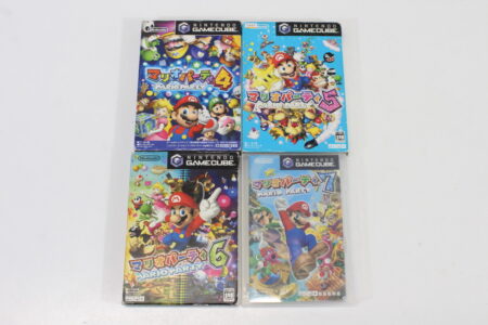 Lot of 4 Mario Party 4 5 6 7 (B) Nintendo GameCube GC