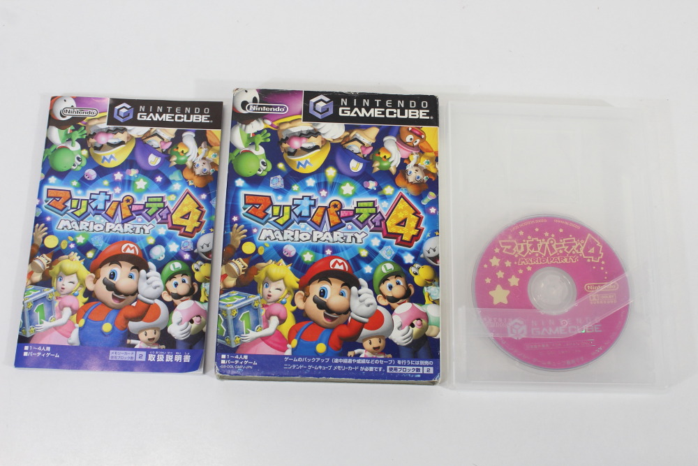 Lot of 4 Mario Party 4 5 6 7 (B) Nintendo GameCube GC