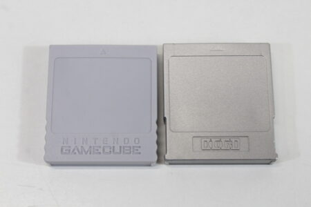 Lot of 2 Official Nintendo GameCube Memory Card 59 Blocks OEM DOL-008 & Hori 251 Block (B)