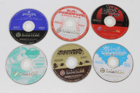 Lot of 6 Games Super Smash Bros DX Melee Paper Mario RPG Super Mario Sunshine Universal Studios Japan Mario Stadium Pawapuro 11 Discs Only (B) Nintendo GameCube GC