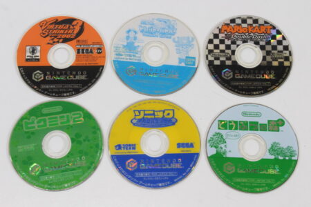 Lot of 6 Games Mario Kart Double Dash Sonic Mega Collection Pikmin 2 One Piece Animal Crossing + Virtua Striker ver. 2002 Discs Only (B) Nintendo GameCube GC