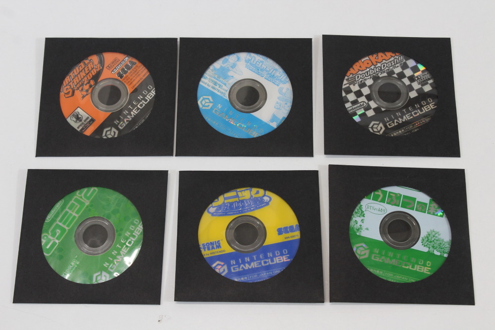 Lot of 6 Games Mario Kart Double Dash Sonic Mega Collection Pikmin 2 One Piece Animal Crossing + Virtua Striker ver. 2002 Discs Only (B) Nintendo GameCube GC