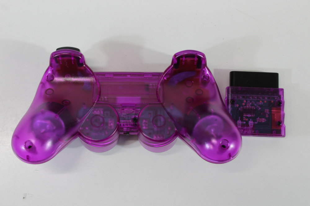 PS2 SCPH-77000 Slim Clear Purple Console Wireless Controller AV Cable AC Adapter (A) SONY PlayStation 2 PS2