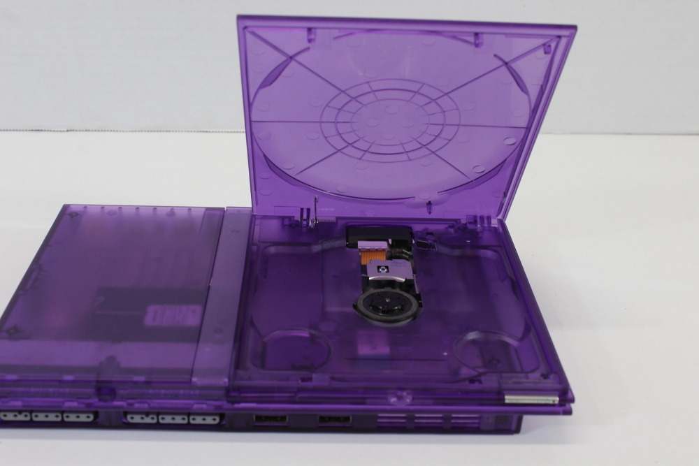PS2 SCPH-77000 Slim Clear Purple Console Wireless Controller AV Cable AC Adapter (A) SONY PlayStation 2 PS2