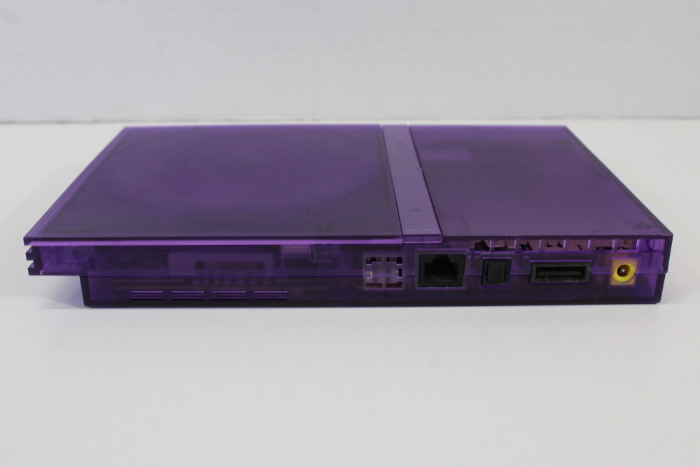 PS2 SCPH-77000 Slim Clear Purple Console Wireless Controller AV Cable AC Adapter (A) SONY PlayStation 2 PS2