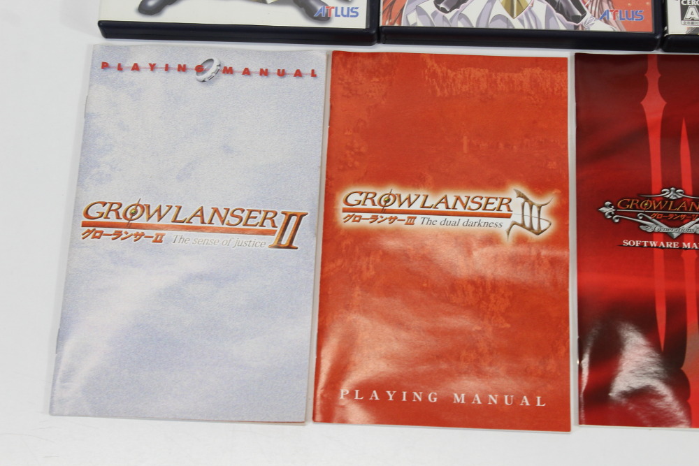 Lot of 3 Growlanser II 2 III 3 V 5 (B) SONY PlayStation 2 PS2
