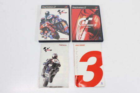 Lot of 2 Gran Turismo 3 A-Spec & Moto GP CIB (B) SONY PlayStation 2 PS2