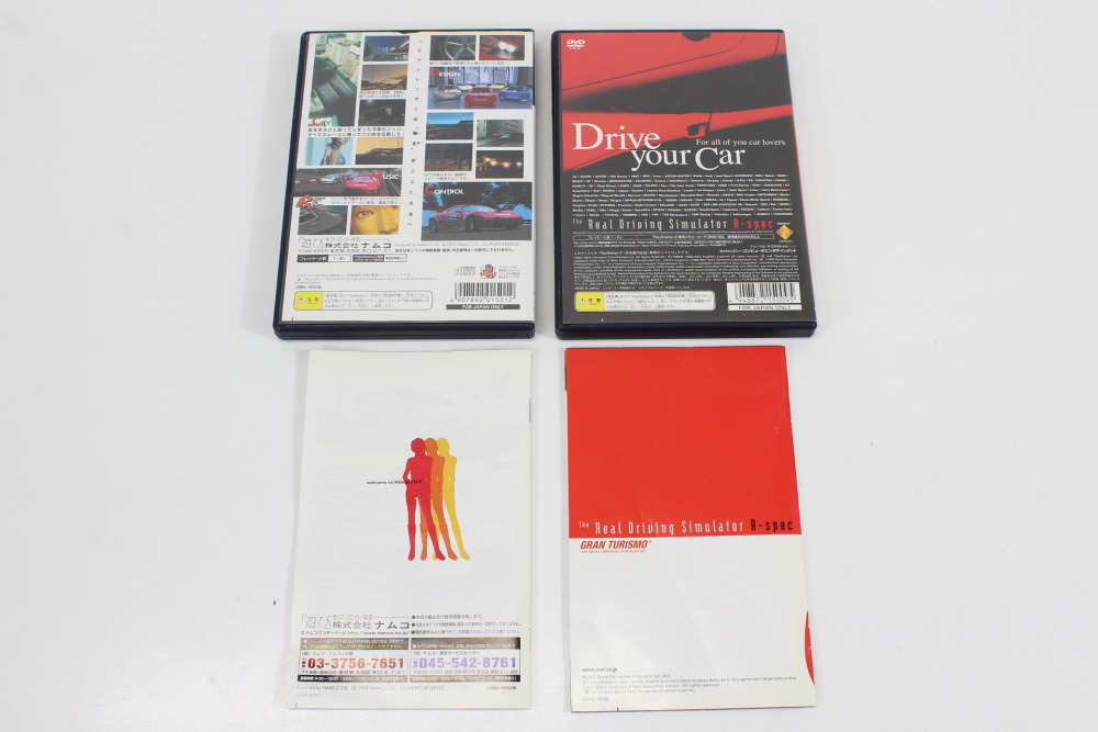 Lot of 2 Gran Turismo 3 A-Spec & Ridge Racer V CIB (B) SONY PlayStation 2 PS2