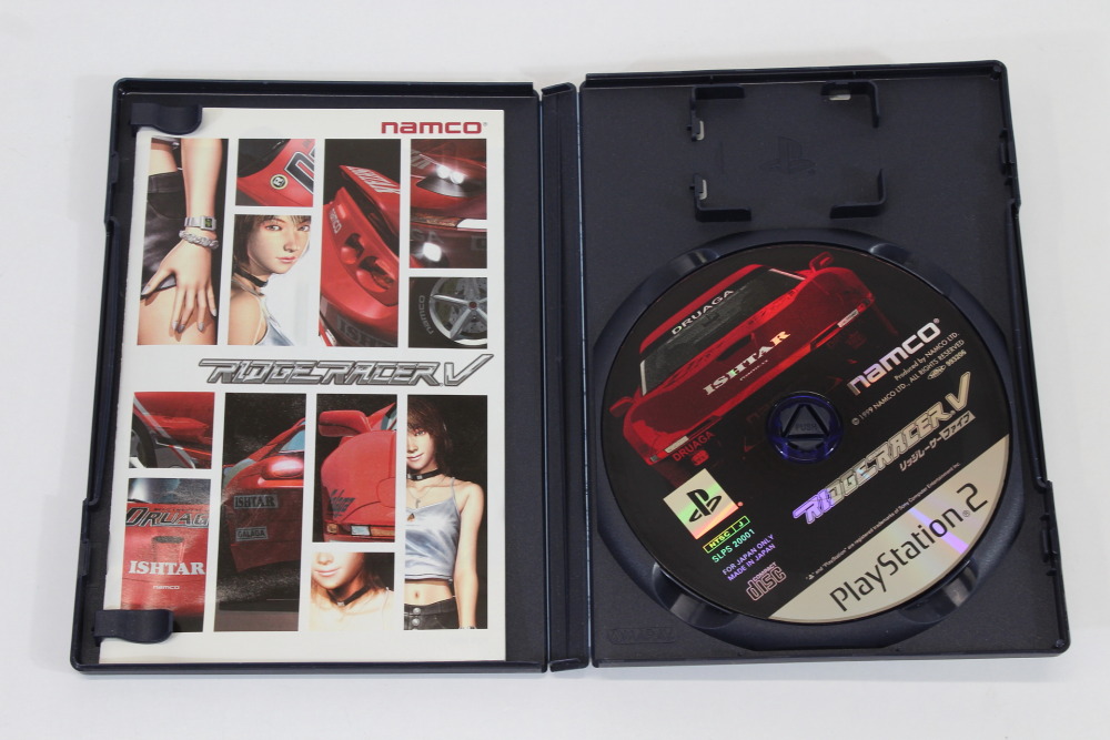 Lot of 2 Gran Turismo 3 A-Spec & Ridge Racer V CIB (B) SONY PlayStation 2 PS2