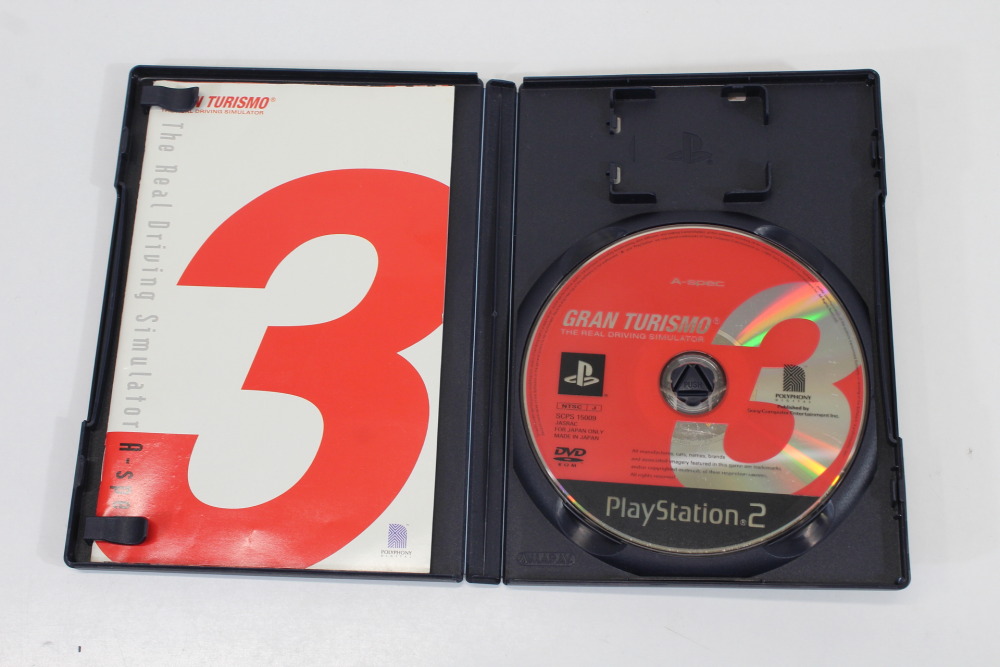 Lot of 2 Gran Turismo 3 A-Spec & Ridge Racer V CIB (B) SONY PlayStation 2 PS2