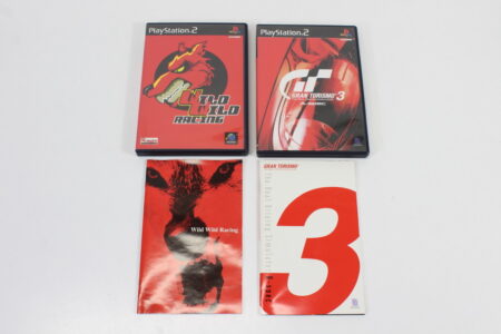 Lot of 2 Gran Turismo 3 A-Spec & Wild Wild Racing CIB (B) SONY PlayStation 2 PS2