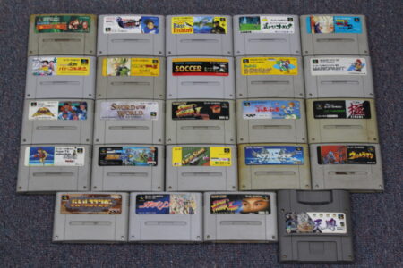 Wholesale Lot of 24 Nintendo Super Famicom Games SFC (Untested / Uncleaned)