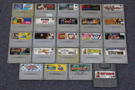 Wholesale Lot of 24 Nintendo Super Famicom Games SFC (Untested / Uncleaned)
