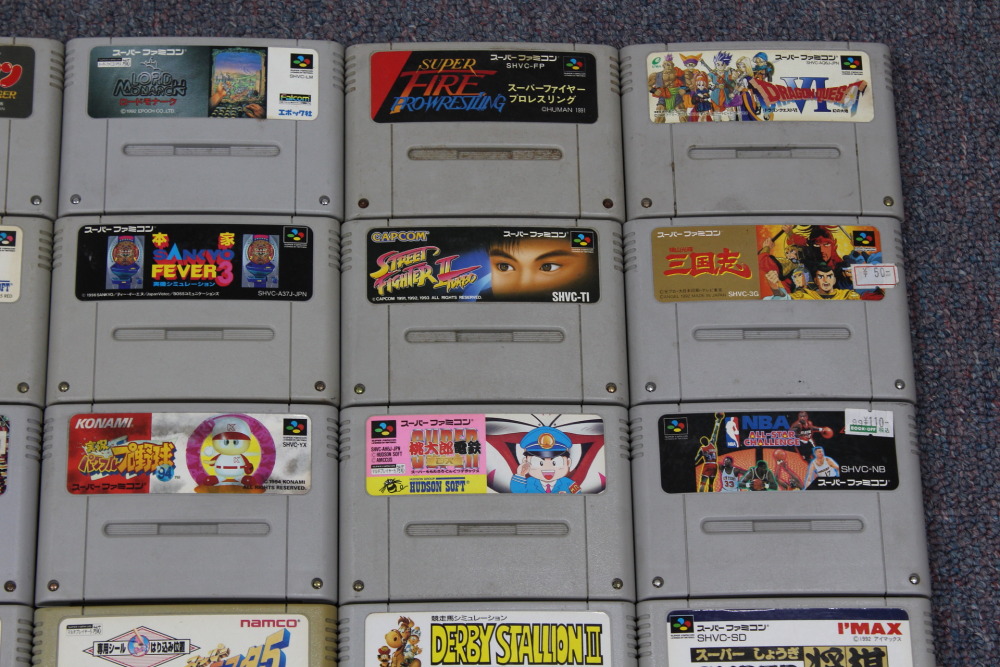 Wholesale Lot of 24 Nintendo Super Famicom Games SFC (Untested / Uncleaned)