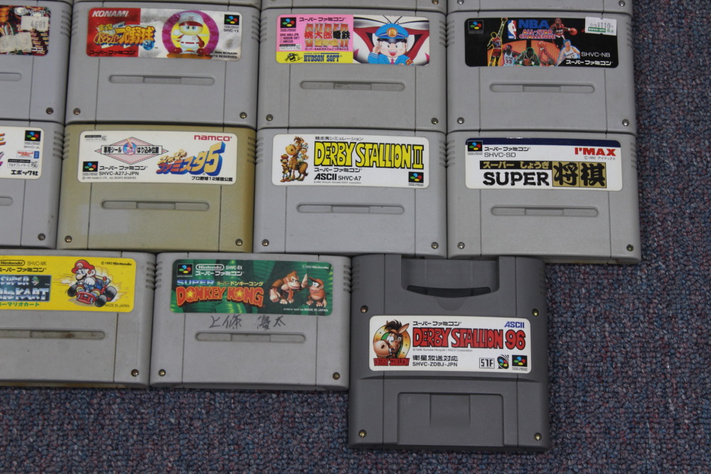 Wholesale Lot of 24 Nintendo Super Famicom Games SFC (Untested / Uncleaned)
