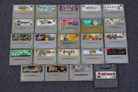 Wholesale Lot of 24 Nintendo Super Famicom Games SFC (Untested / Uncleaned)