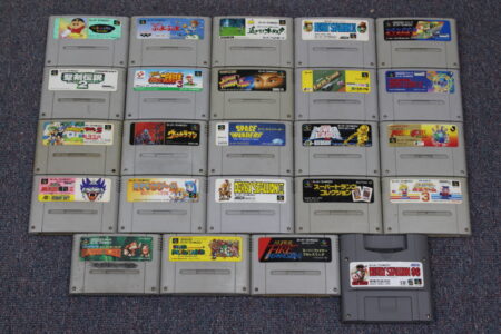 Wholesale Lot of 24 Nintendo Super Famicom Games SFC (Untested / Uncleaned)