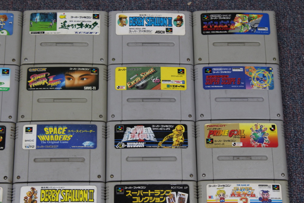 Wholesale Lot of 24 Nintendo Super Famicom Games SFC (Untested / Uncleaned)