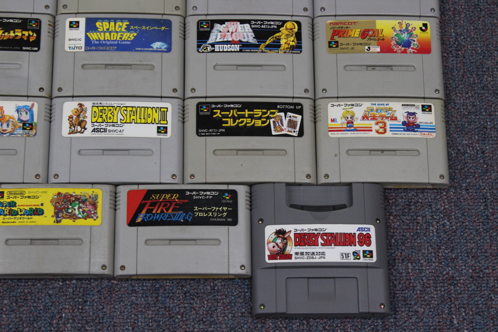 Wholesale Lot of 24 Nintendo Super Famicom Games SFC (Untested / Uncleaned)