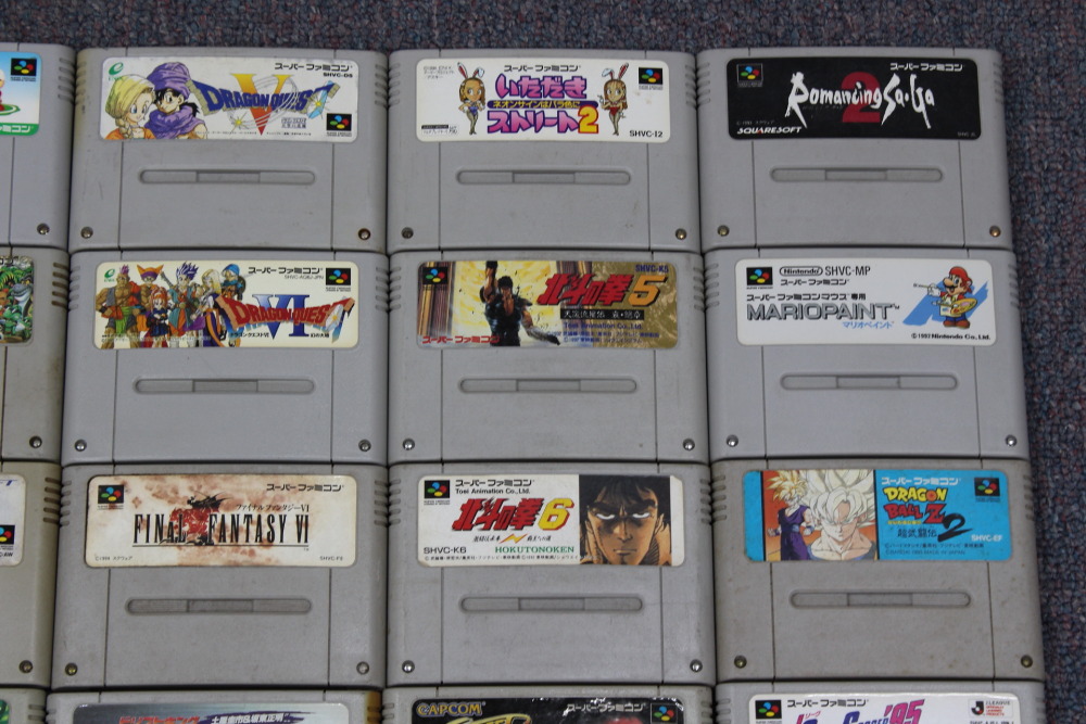 Wholesale Lot of 25 Nintendo Super Famicom Games SFC (Untested / Uncleaned)