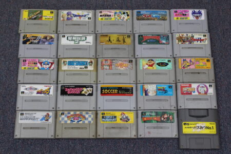 Wholesale Lot of 25 Nintendo Super Famicom Games SFC (Untested / Uncleaned)