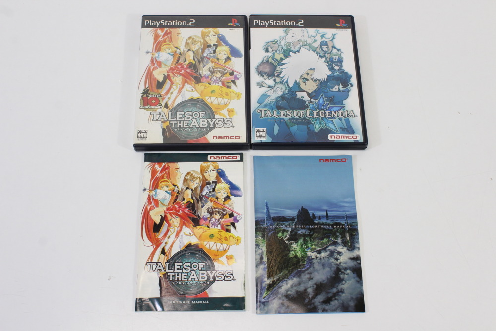 Lot of 2 Tales of The Abyss & Legendia CIB (B) SONY PlayStation 2 PS2