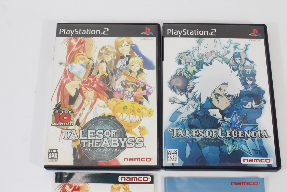 Lot of 2 Tales of The Abyss & Legendia CIB (B) SONY PlayStation 2 PS2