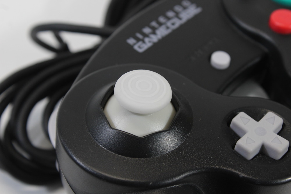 Official Nintendo Gamecube Controller Jet Black (A New Stick) Nintendo GameCube GC