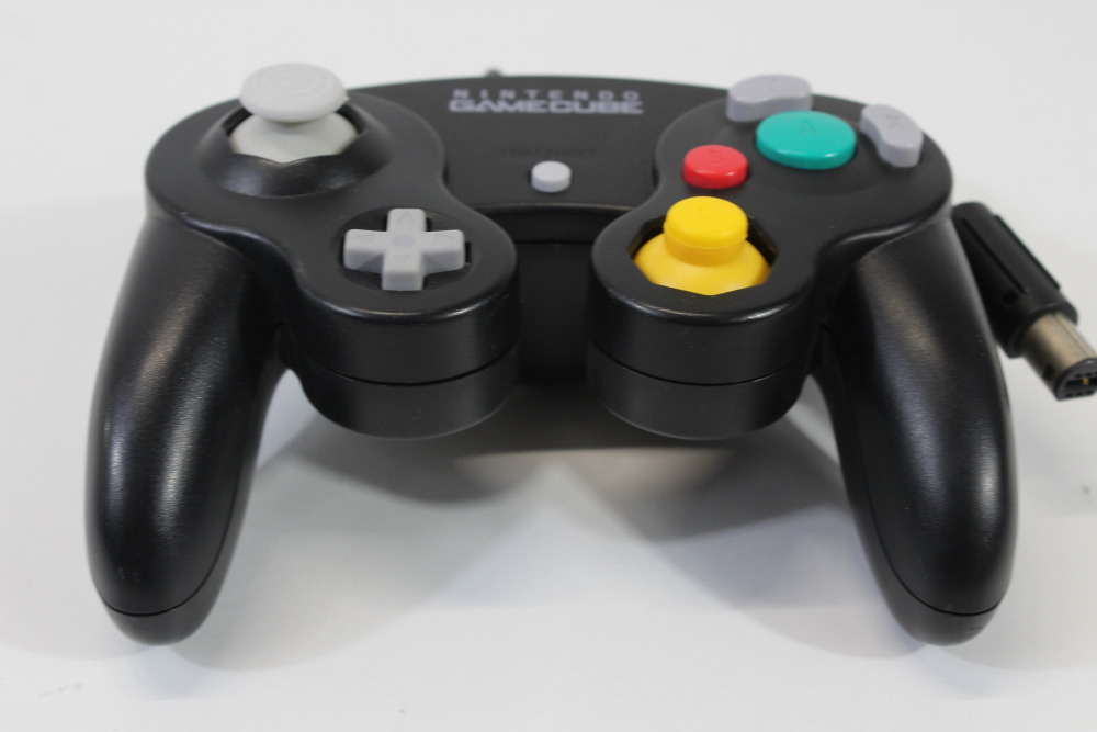 Official Nintendo Gamecube Controller Jet Black (A New Stick) Nintendo GameCube GC